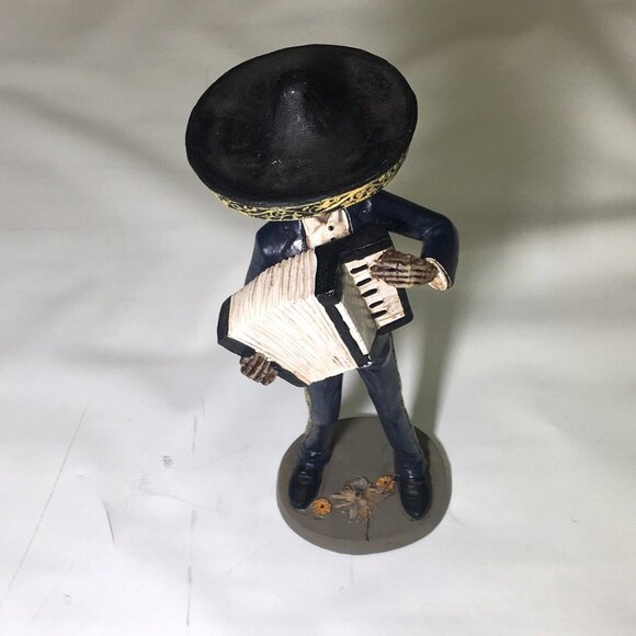 🛑 SKELETON ➕🆒 FIGURINE Accordion MAN Halloween Mariachis Dead Decor💸BUY NOW‼️ - Picture 11 of 16